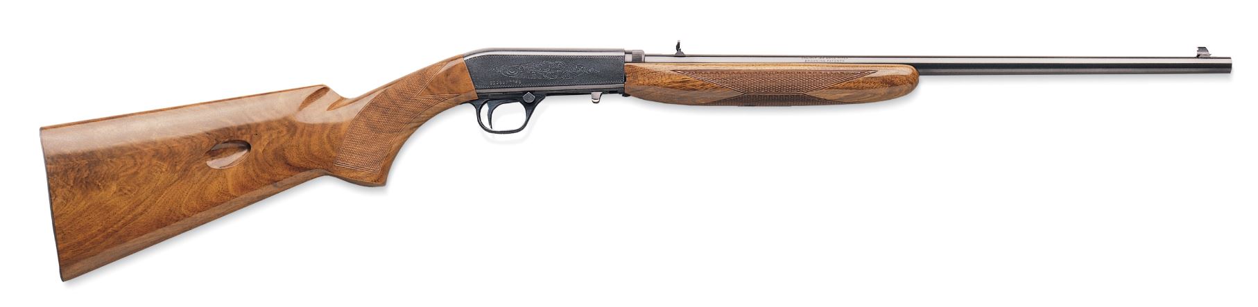 Browning | Semi-Auto 22 Grade I Wood | 22 LR | Polished Blued