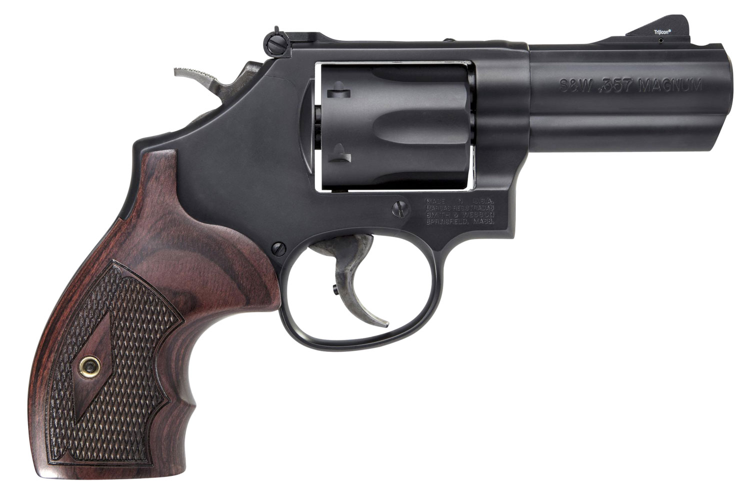 Smith and Wesson | Model 19 Carry Comp | 357 Magnum | 38 Special | Glass Bead Black