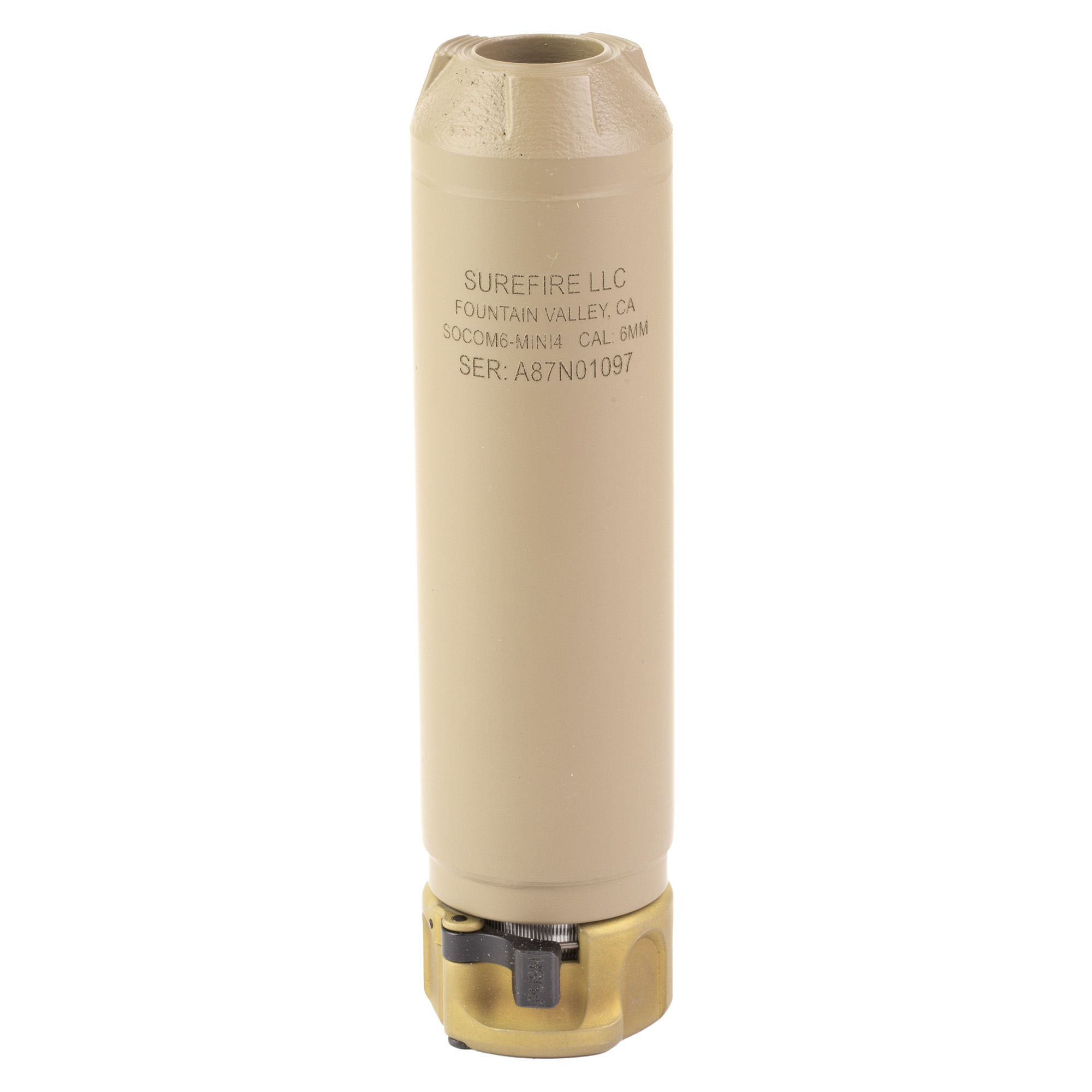 SureFire | SOCOM6-MINI Gen 4 | 6MM | Ionbond, Cerakote Dark Earth