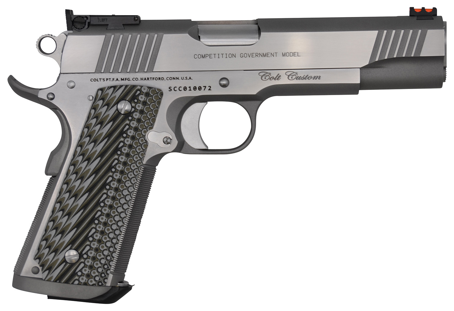 Colt | Series 70 Custom Competition | 38 Super | Stainless Steel