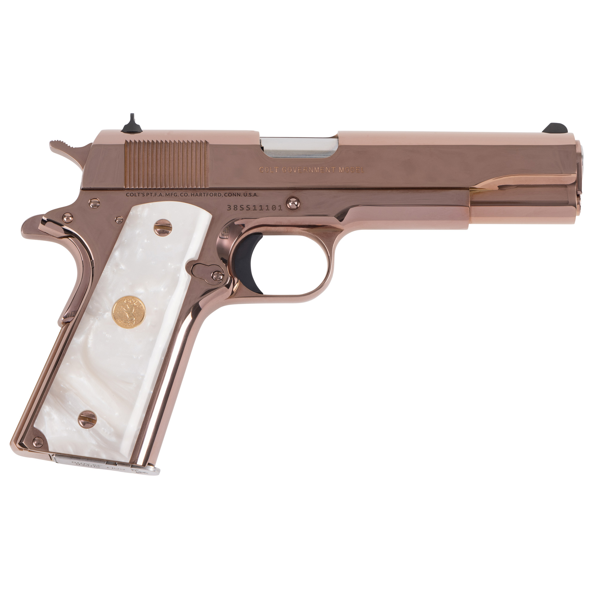 Colt | Series 80 Custom | 38 Super | High-Polished Rose Gold