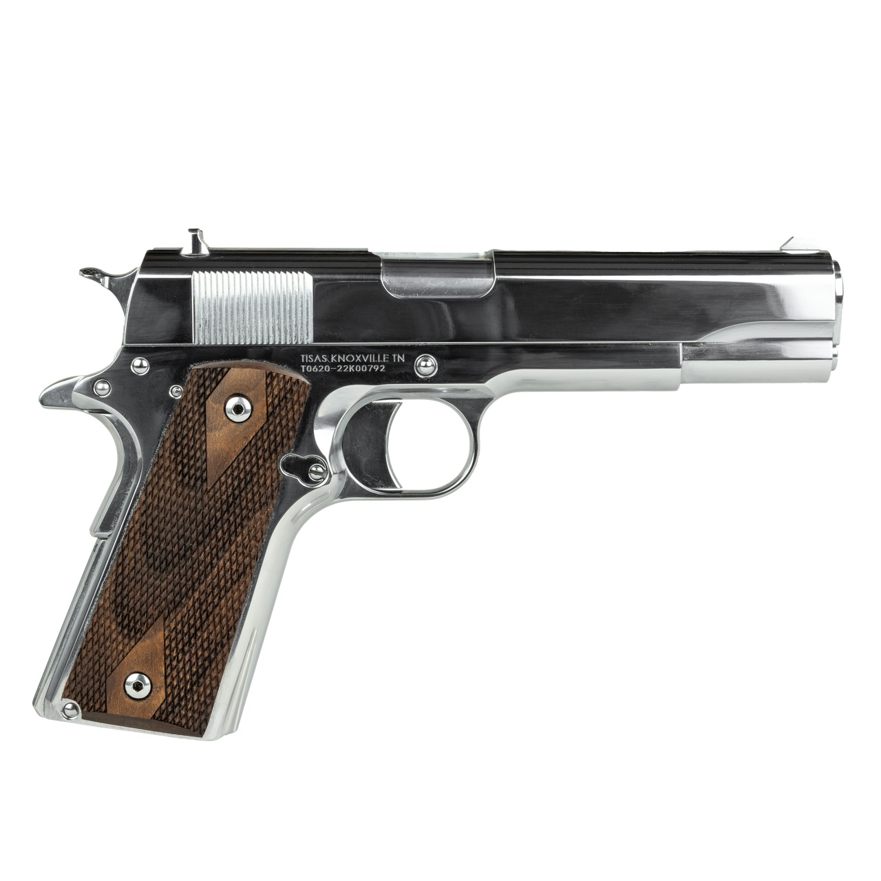 Tisas | 1911 Regulator | 9mm | 38 Super | Polished Chrome