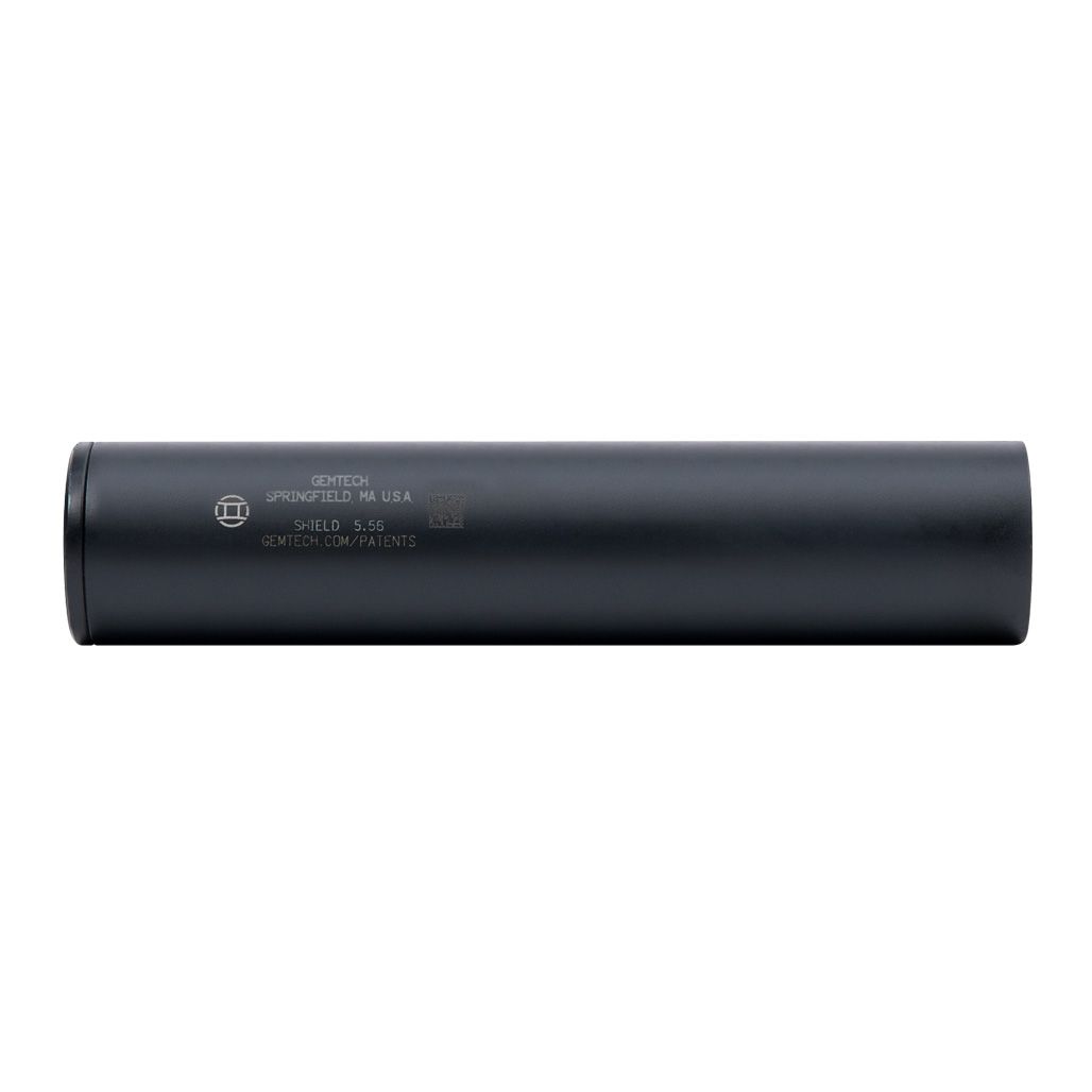 Gemtech | Shield 5.56mm Silencer | 223 Rem | 5.56 NATO | Black