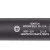 Gemtech | MIST-22V | 22 LR | Matte Black Cerakote