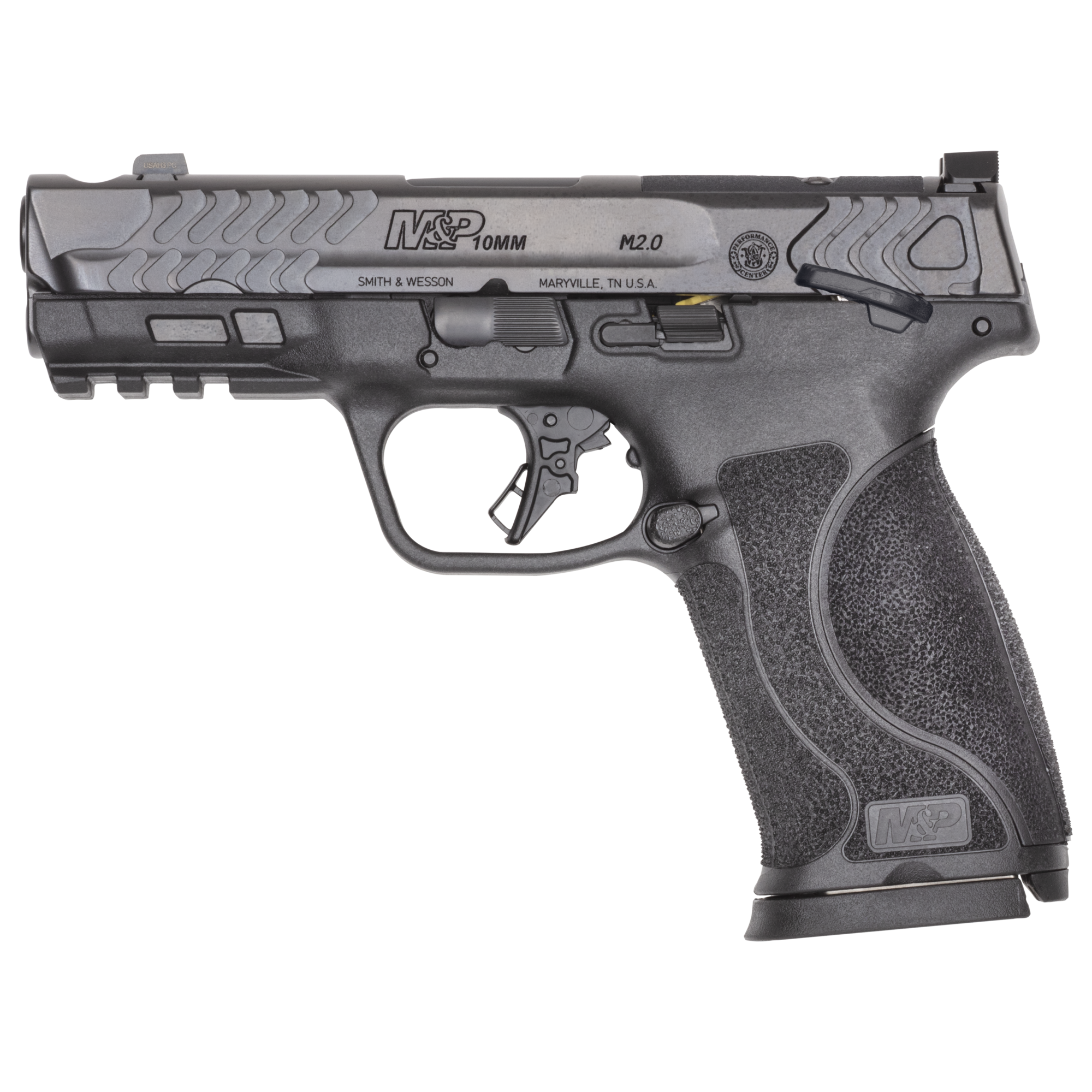 Smith and Wesson | M&P10mm M2.0 Carry Comp | 10mm | Black Armornite