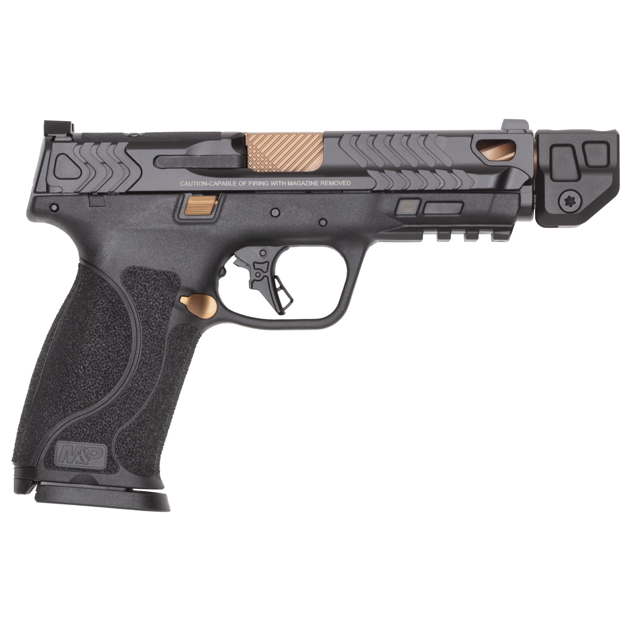 Smith and Wesson | M&P9 M2.0 PC OR Comp | 9mm | Black Armornite