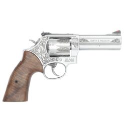 Smith and Wesson | 686 Plus Engraved | 357 Magnum | 38 Special | Satin Stainless Steel