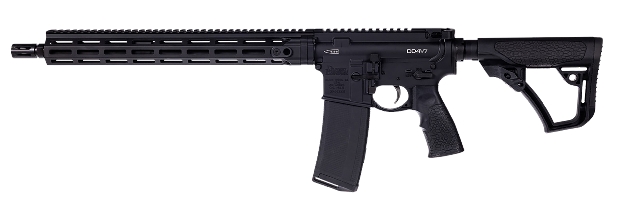 Daniel Defense | DD4 V7 | 223 Rem | 5.56 NATO | Matte Black Hardcoat Anodized