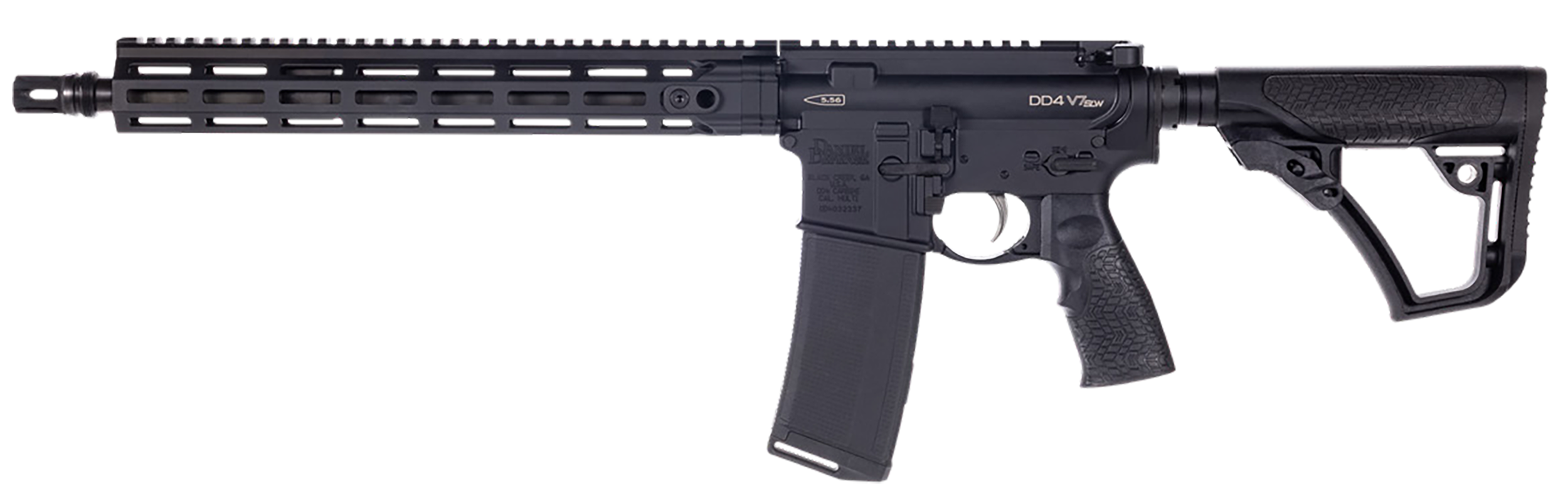 Daniel Defense | DD4 V7 SLW | 223 Rem | 5.56 NATO | Matte Black Hardcoat Anodized