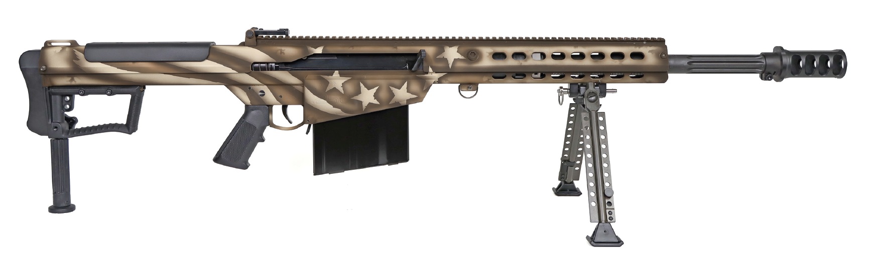 Barrett Firearms | M107A1 | 50 BMG | American Flag Cerakote