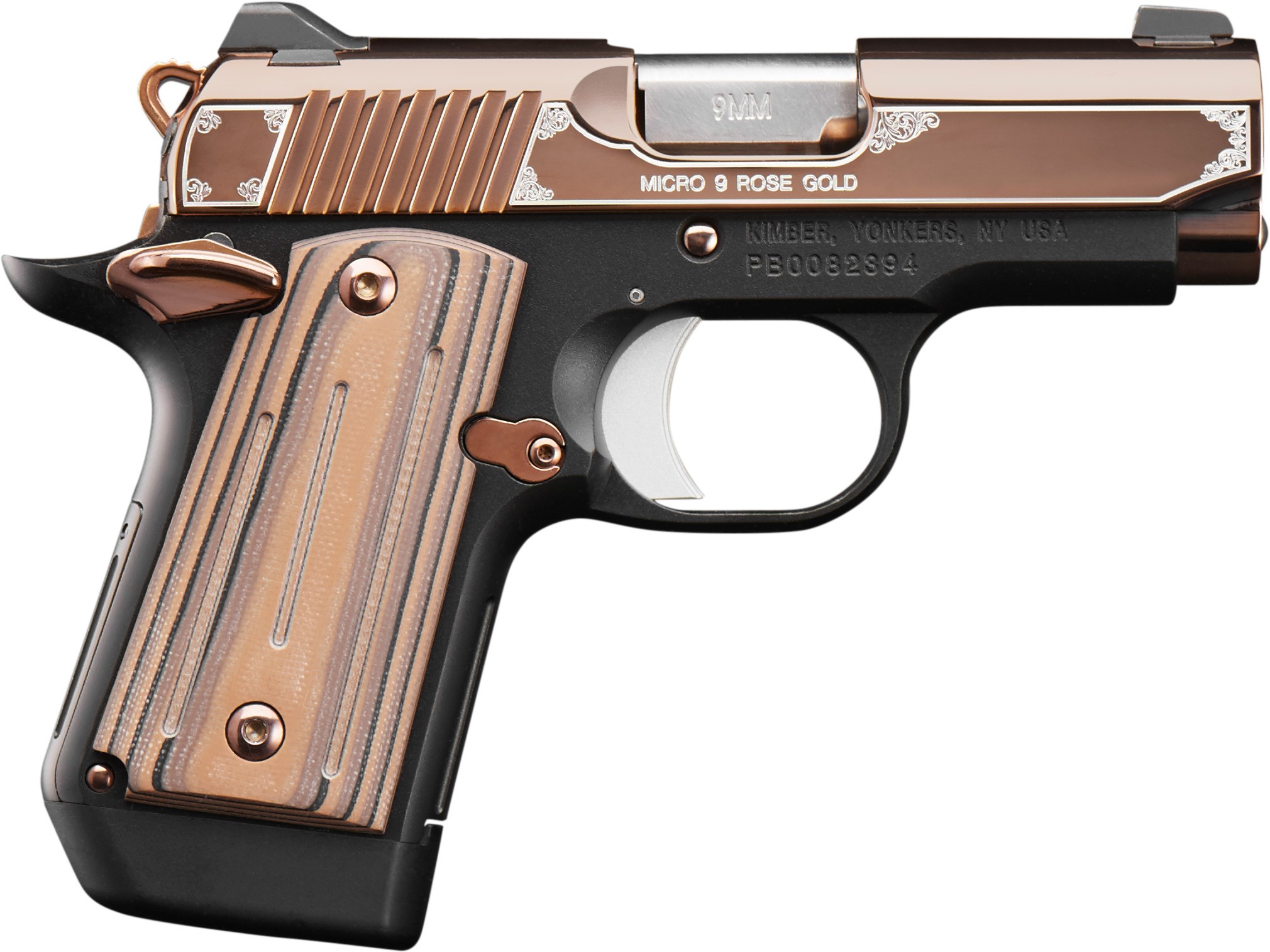 Kimber | Micro 9 Rose Gold | 9mm | Matte Black