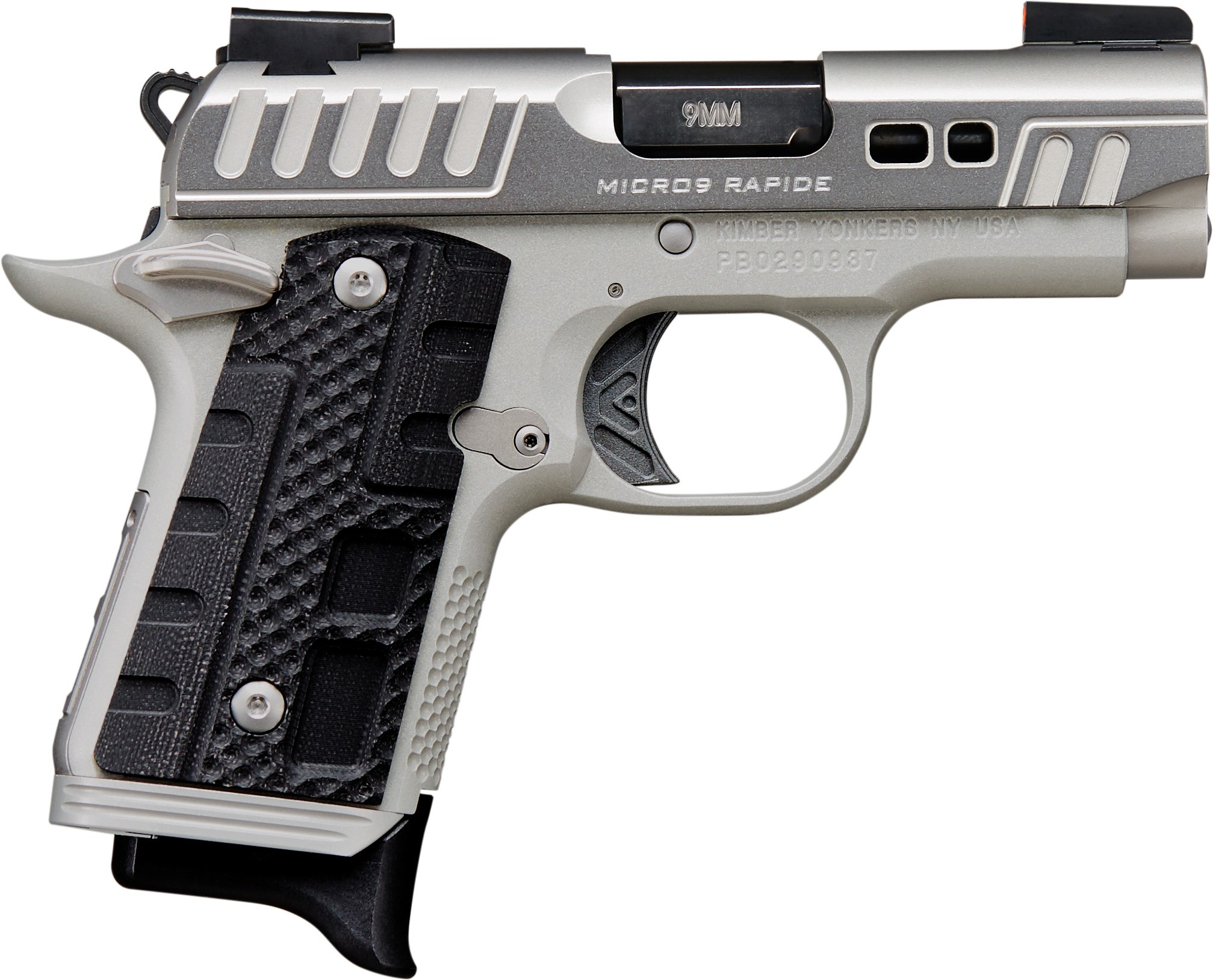 Kimber | Micro 9 Rapide Black Ice | 9mm | KimPro II Silver