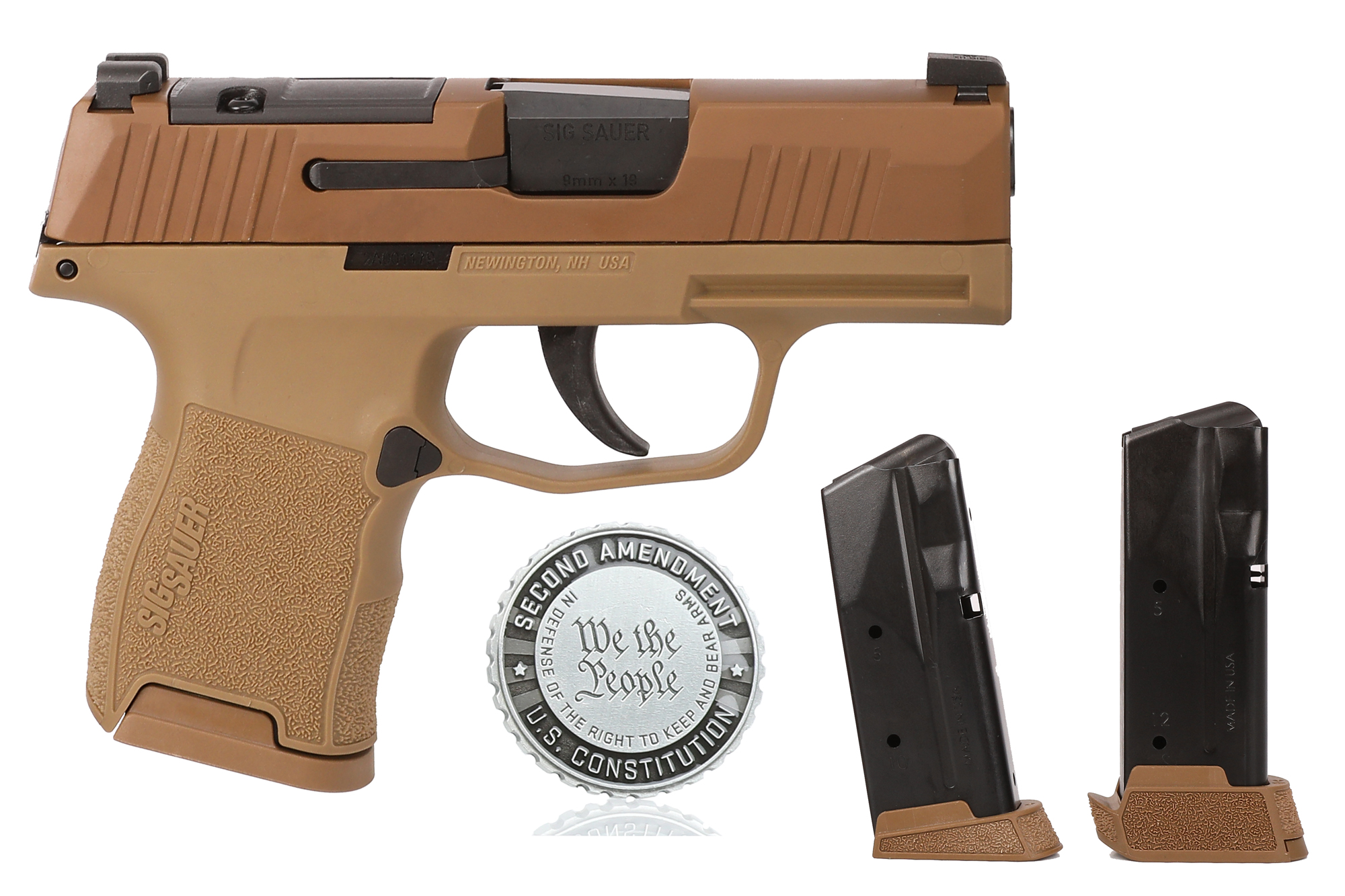 SIG SAUER | P365 2A | 9mm | Coyote Tan PVD