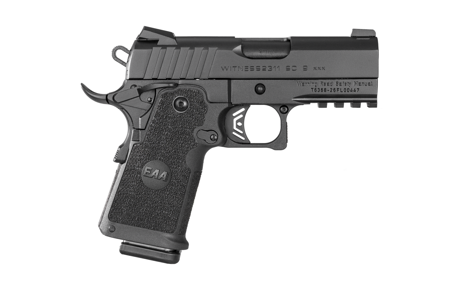 EAA Corp | Witness 2311 SC9 XXX | 9mm | Black Cerakote