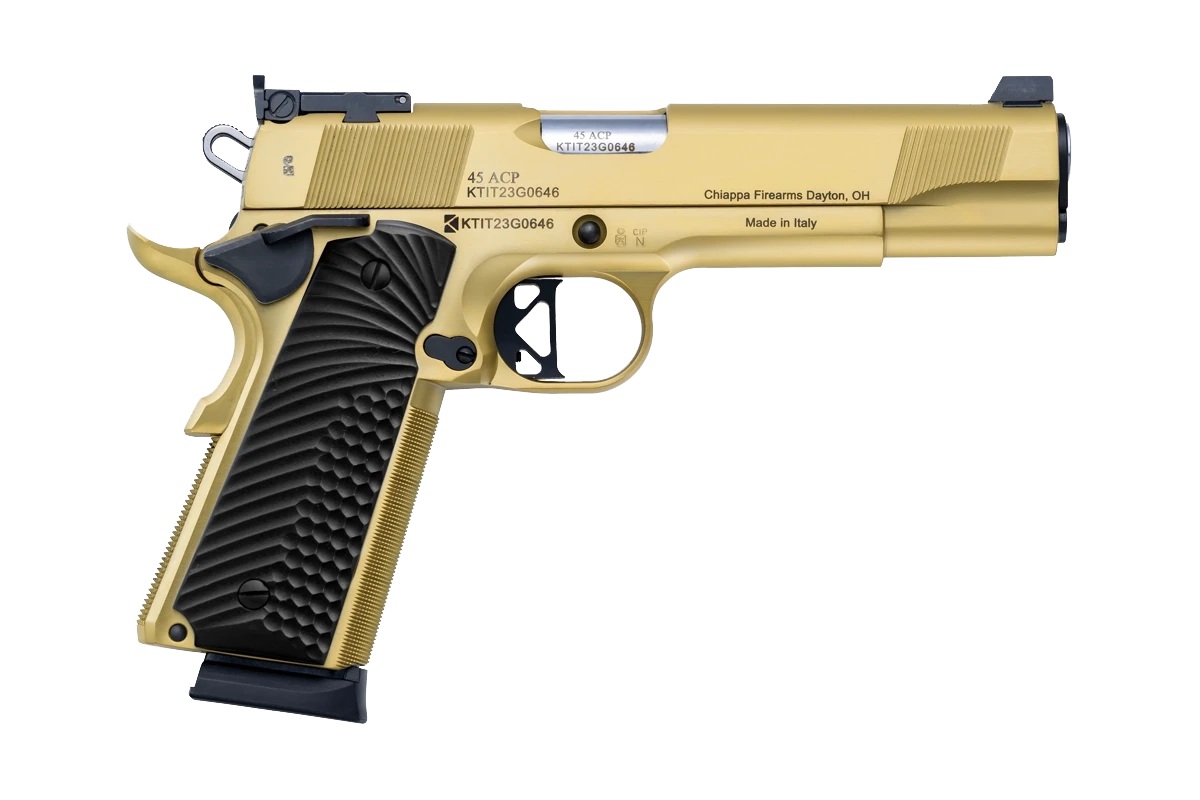 Chiappa Firearms | 1911 Empire | 45 ACP | Gold PVD