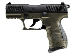 Walther Arms | P22Q Military | 22 LR | Black Slide/OD Green Frame