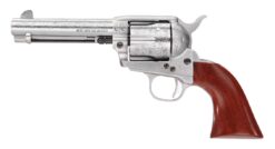 Taylor’s & Company | Cattleman White Floral Engrave | 45 Colt | White Steel
