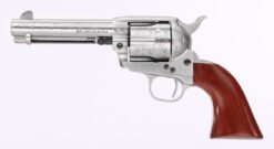 Taylor’s & Company | Cattleman White Floral Engrave | 357 Magnum | 38 Special | White Steel