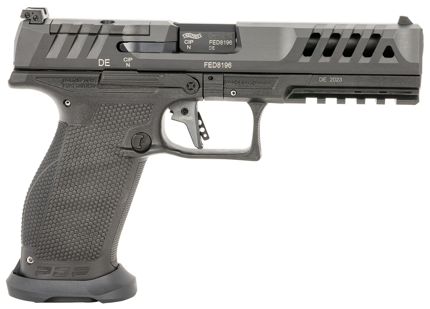 Walther Arms | PDP Match | 9mm | Matte Black Tenifer