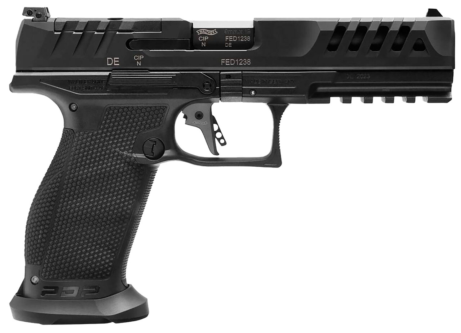 Walther Arms | PDP Match | 9mm | Matte Black Tenifer