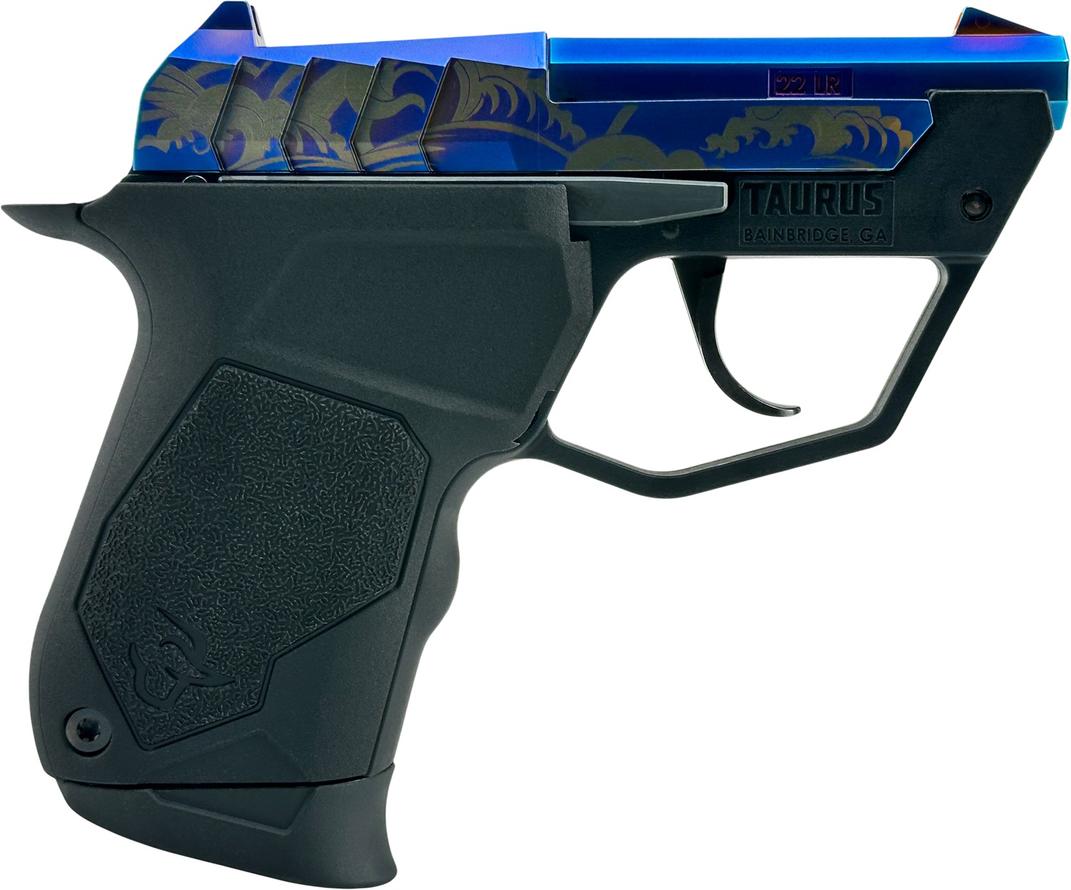 Taurus | 22TUC | 22 LR | Blue PVD Waves