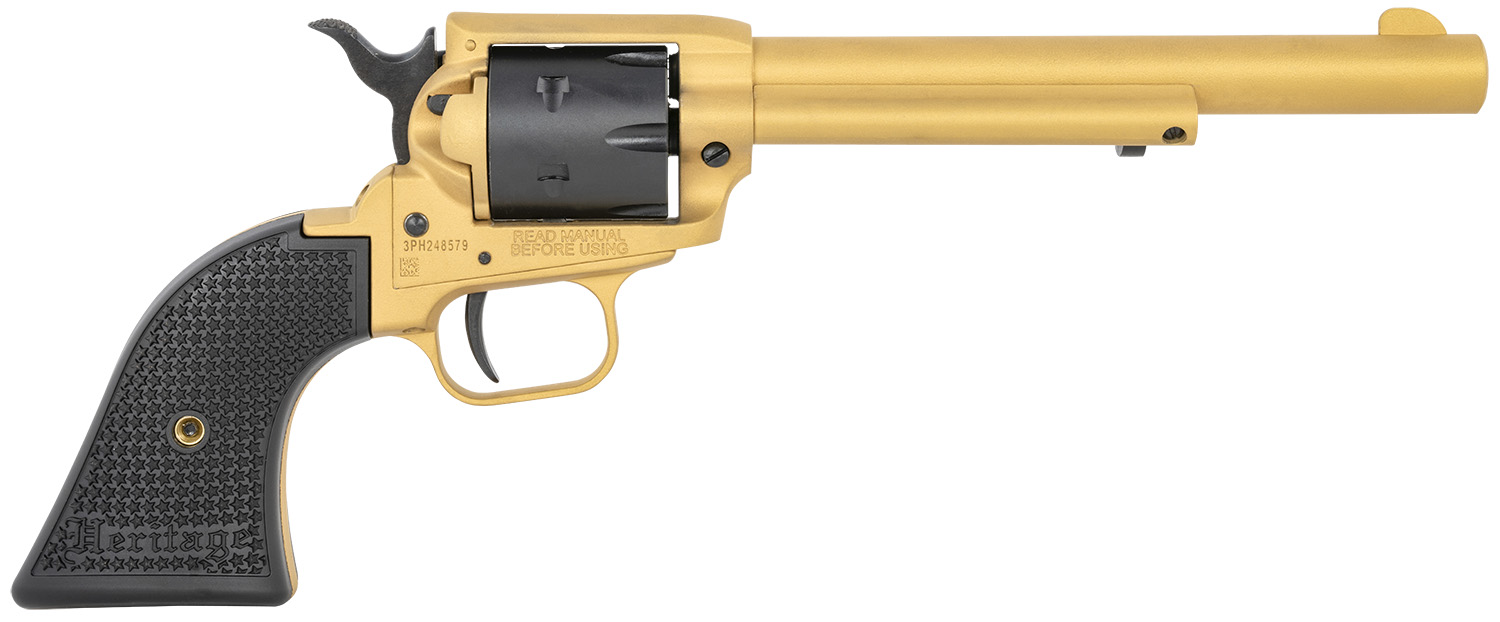 Heritage Manufacturing | Rough Rider Small Bore | 22 LR | Gold Cerakote