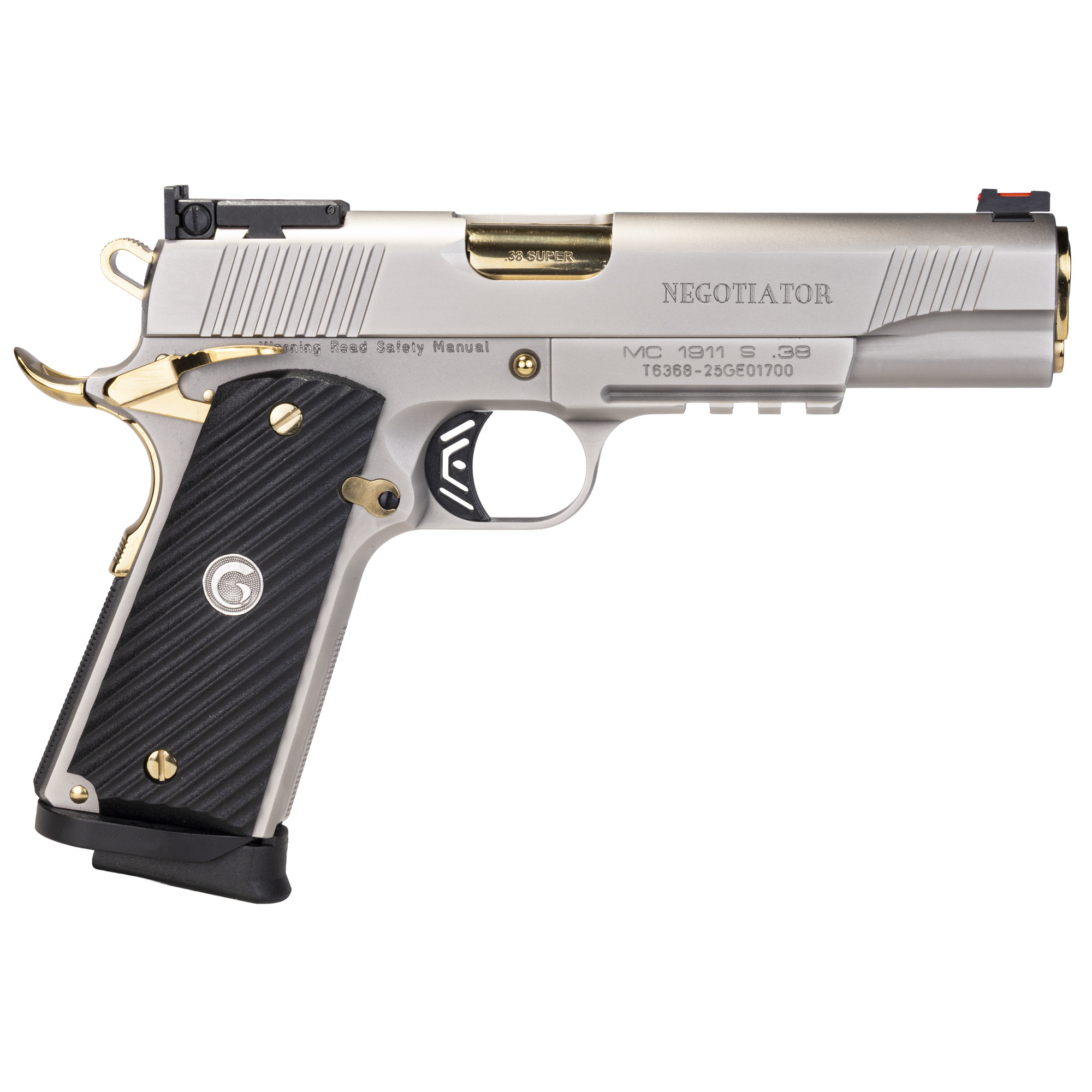 EAA Corp | MC1911 Negotiator | 38 Super | Titanium Nitride