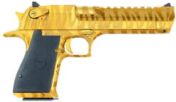 Magnum Research | Desert Eagle | 50 AE | Titanium Gold Tiger Stripes