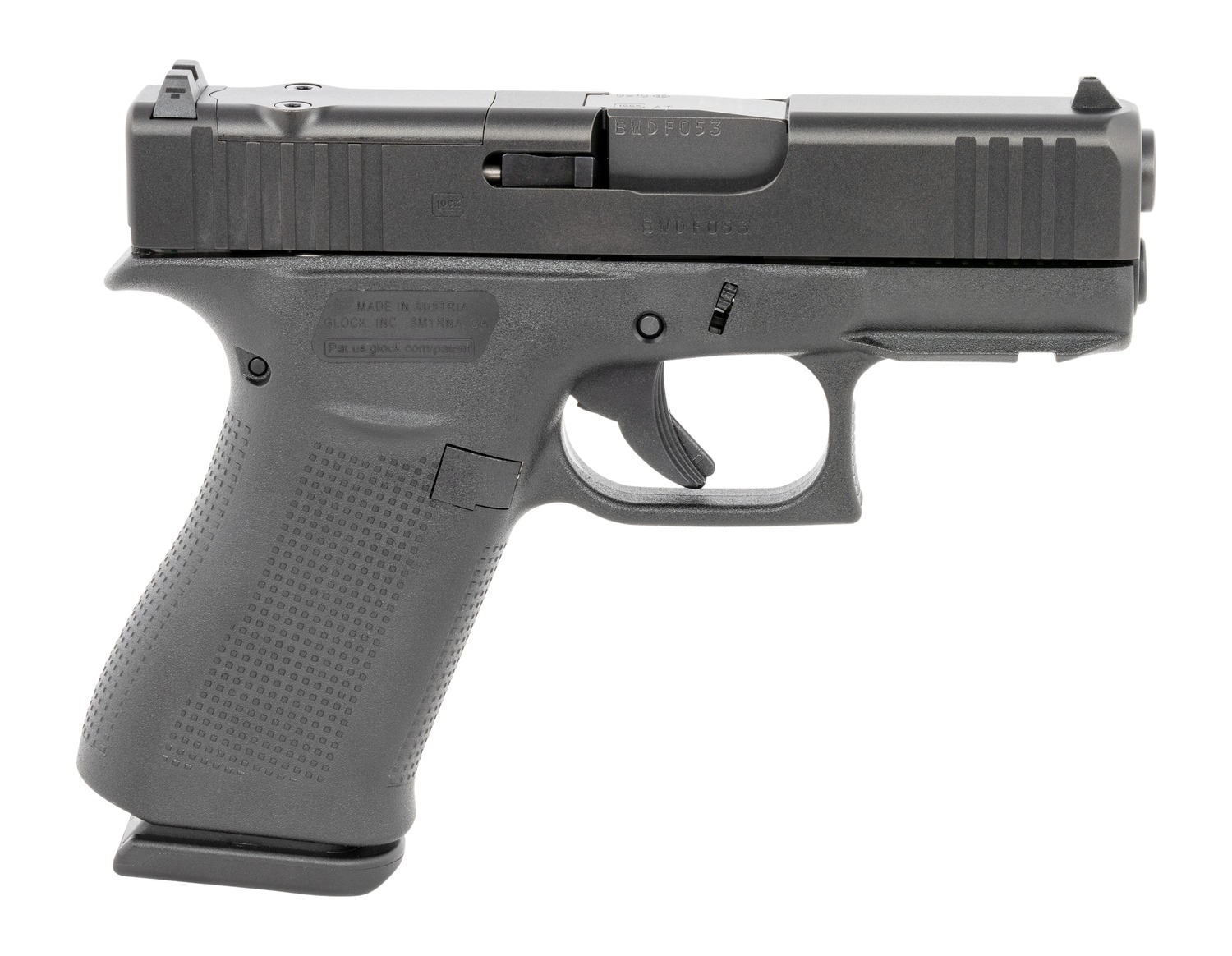 GLOCK | G43X MOS | 9mm | Gas Nitride