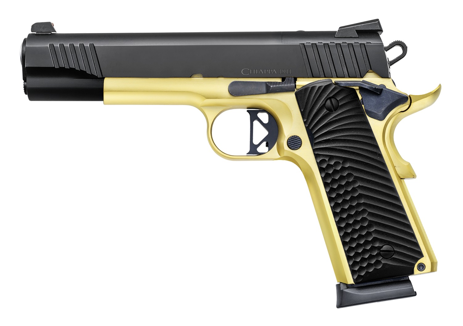 Chiappa Firearms | 1911 Superior | 45 ACP | Gold Frame | Black Slide