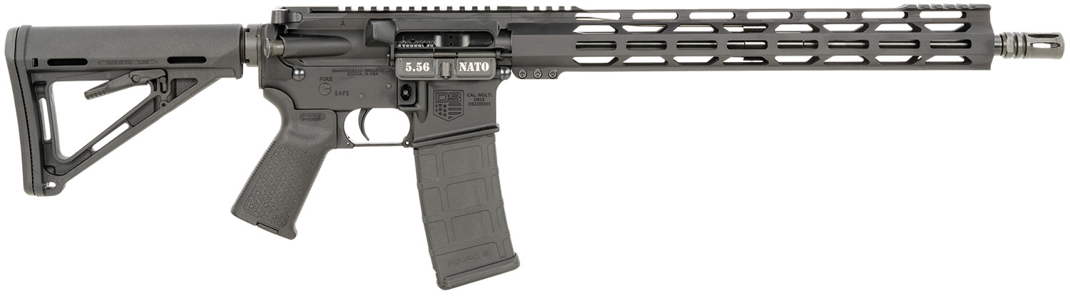 Diamondback Firearms | Carbon DB15 Rifle | 223 Rem | 5.56 NATO | Black Anodized