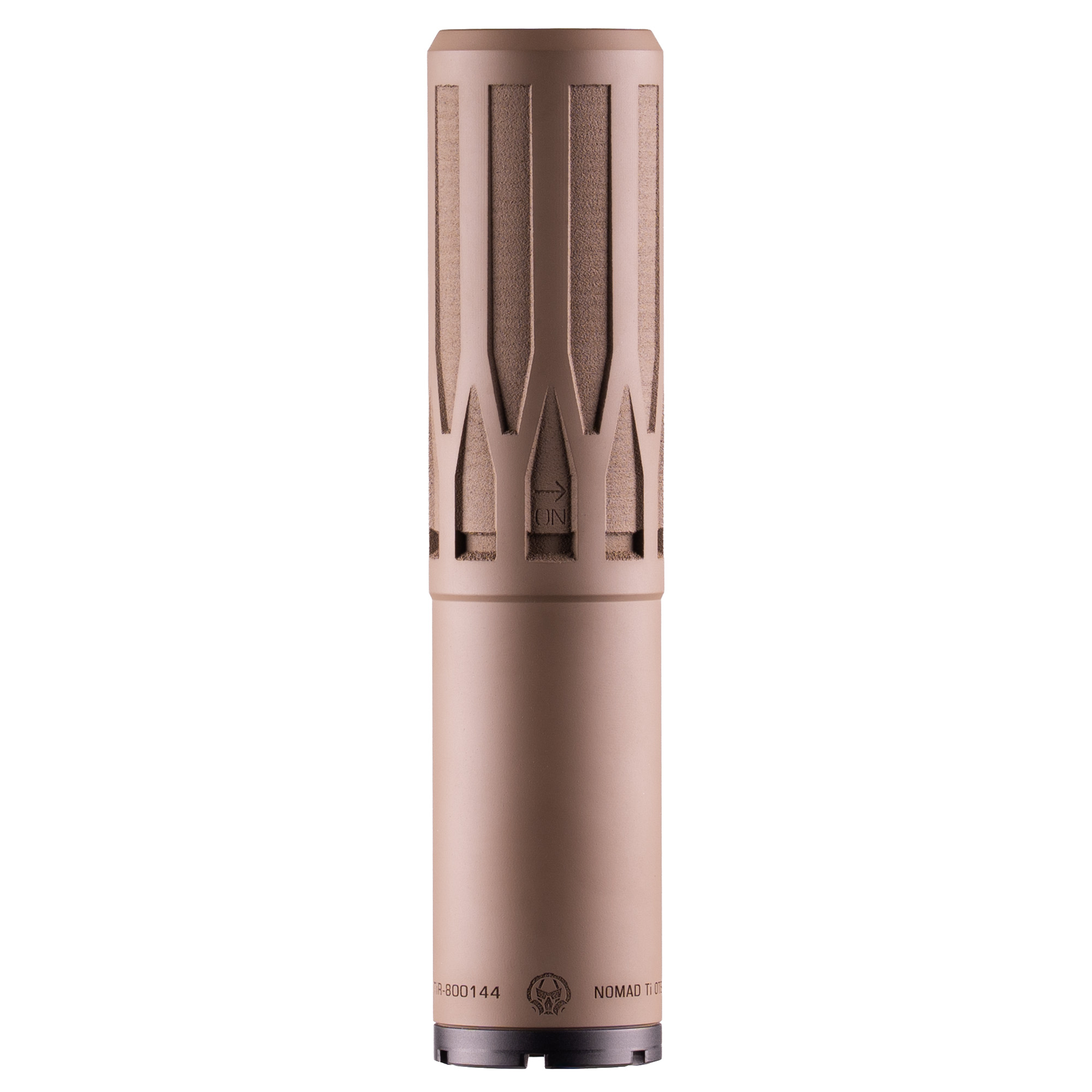 Dead Air Armament | Nomad-Ti XC | 30 Caliber | 7.62mm | Flat Dark Earth Cerakote