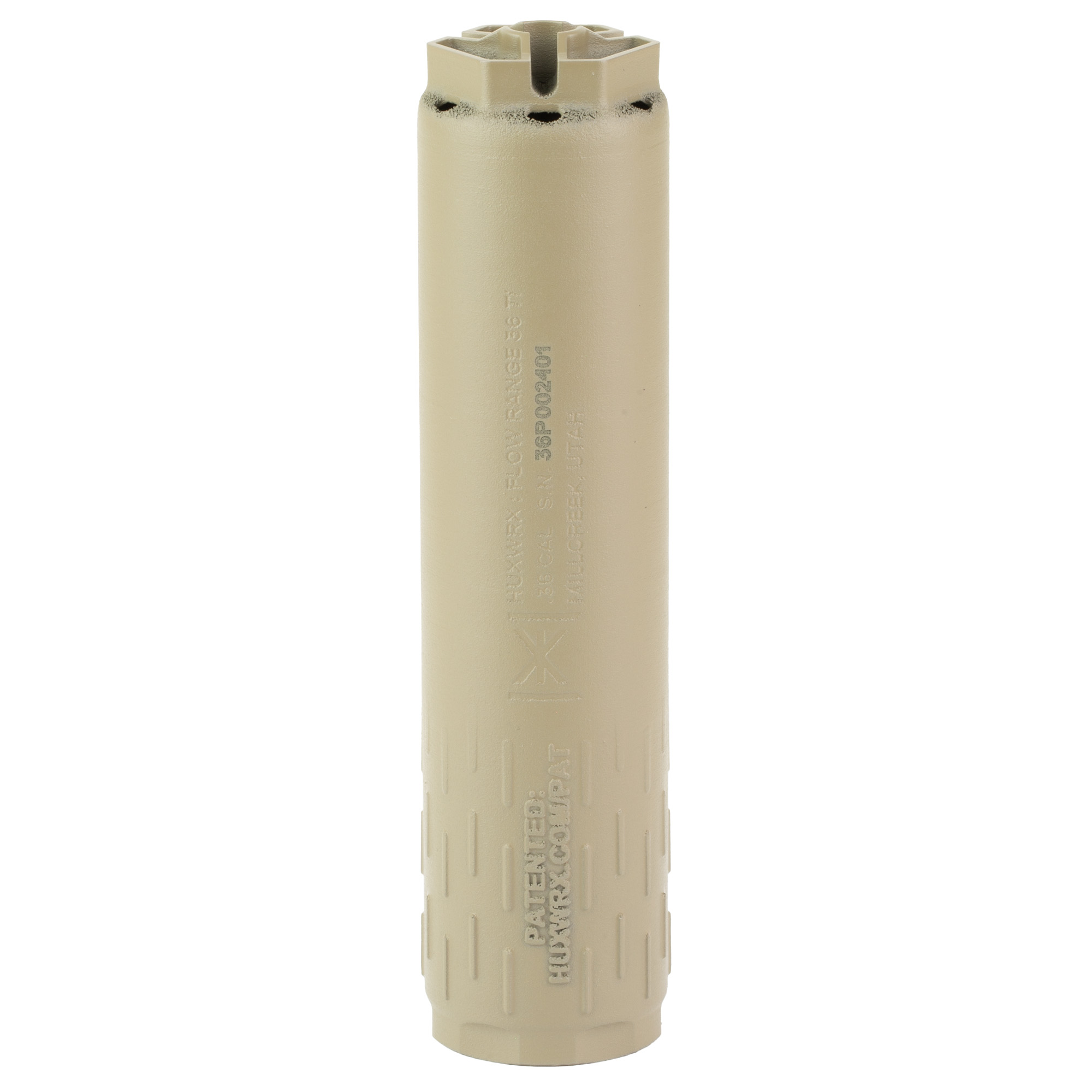 HUXWRX | Flow Range 36 Ti | .36 Caliber | Flat Dark Earth Cerakote