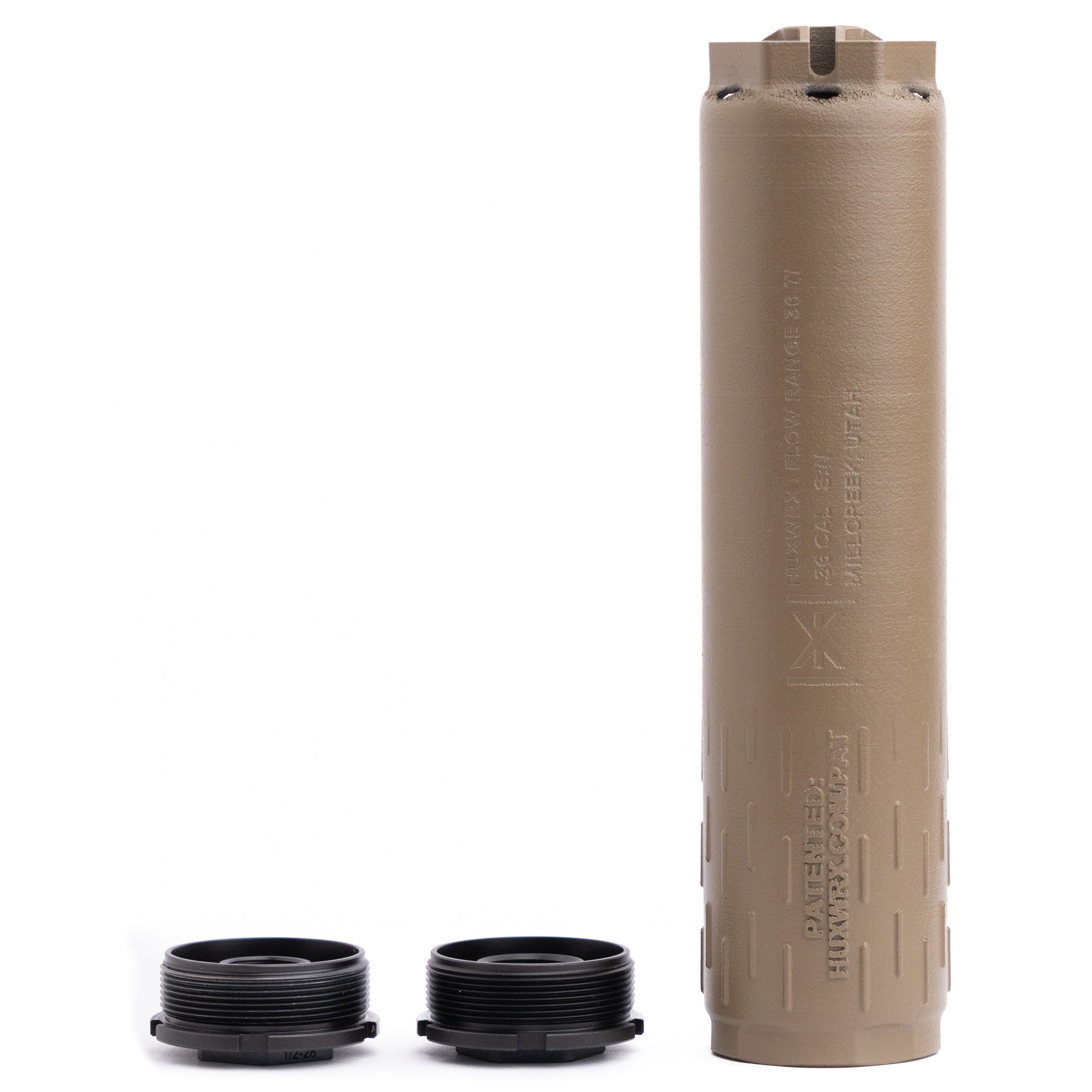 HUXWRX | Flow Range 36 Ti DT | .36 Caliber | Flat Dark Earth Cerakote