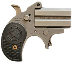Bond Arms | Stubby Rough Stainless | 380 ACP | Bead-Blasted Matte Stainless
