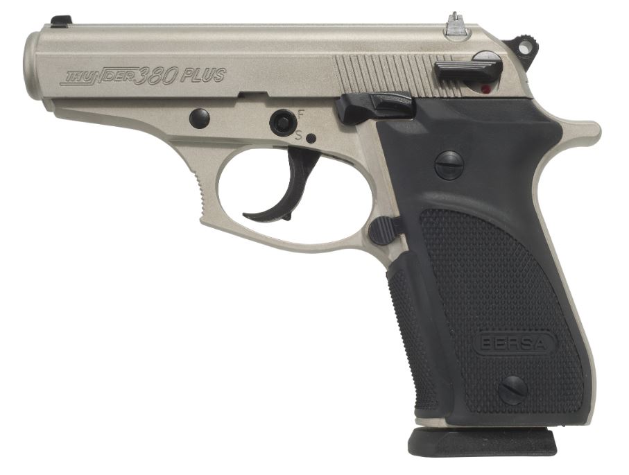 Bersa | Thunder 380 Nickel Plus | 380 ACP | Nickel Satin Cerakote