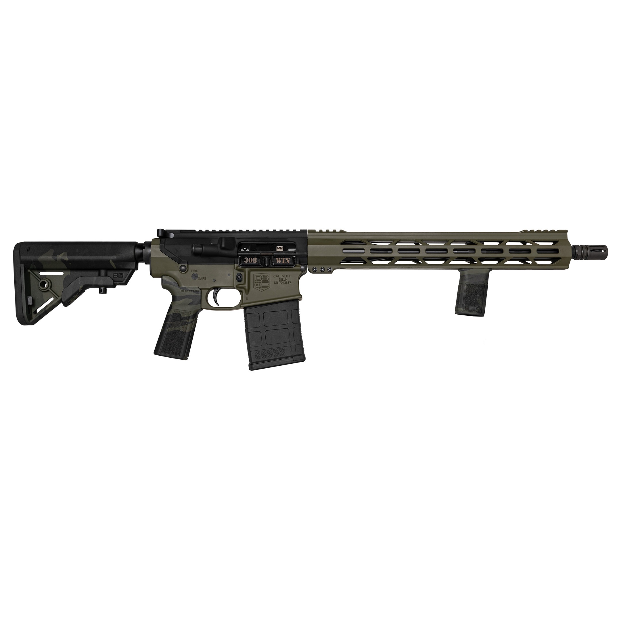 Diamondback Firearms | Carbon DB10 Rifle | 308 Win | Olive Drab Green Cerakote