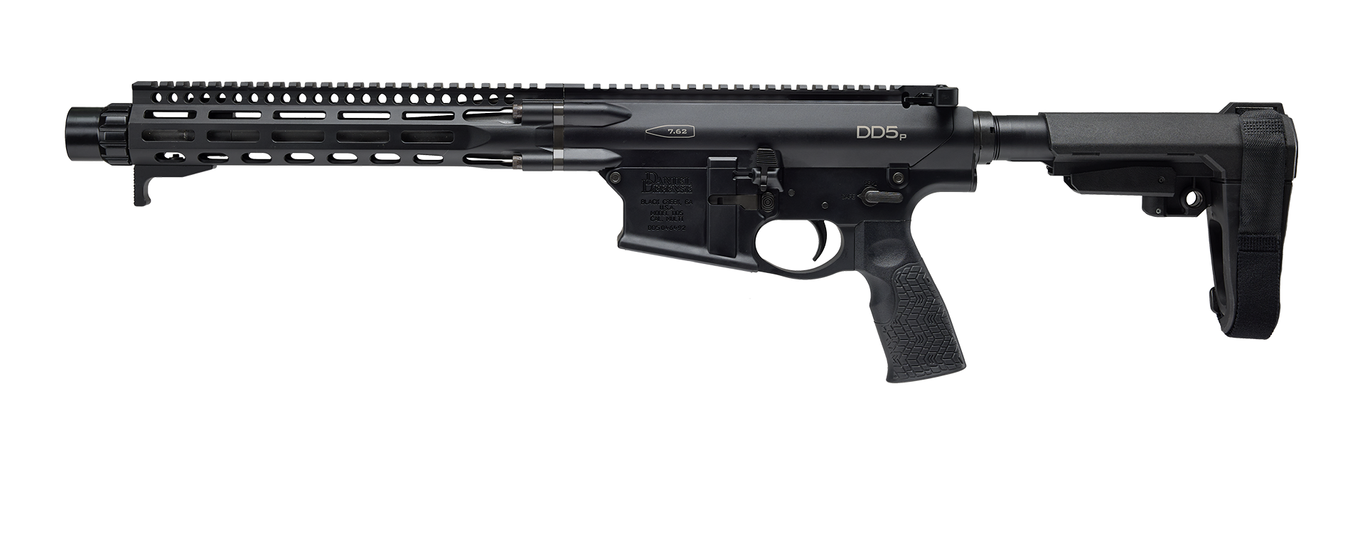 Daniel Defense | DD5 Pistol | 7.62 x 51mm | 308 Win | Black Type III Hard Anodized
