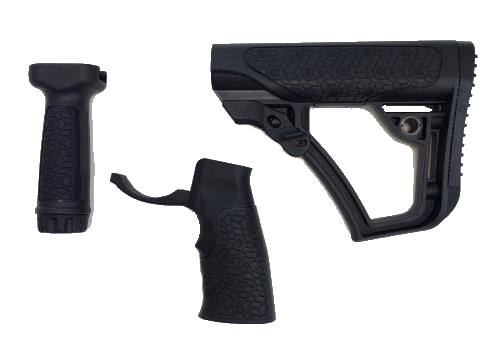 Daniel Defense | Buttstock/Grip/Foregrip Combo | Black