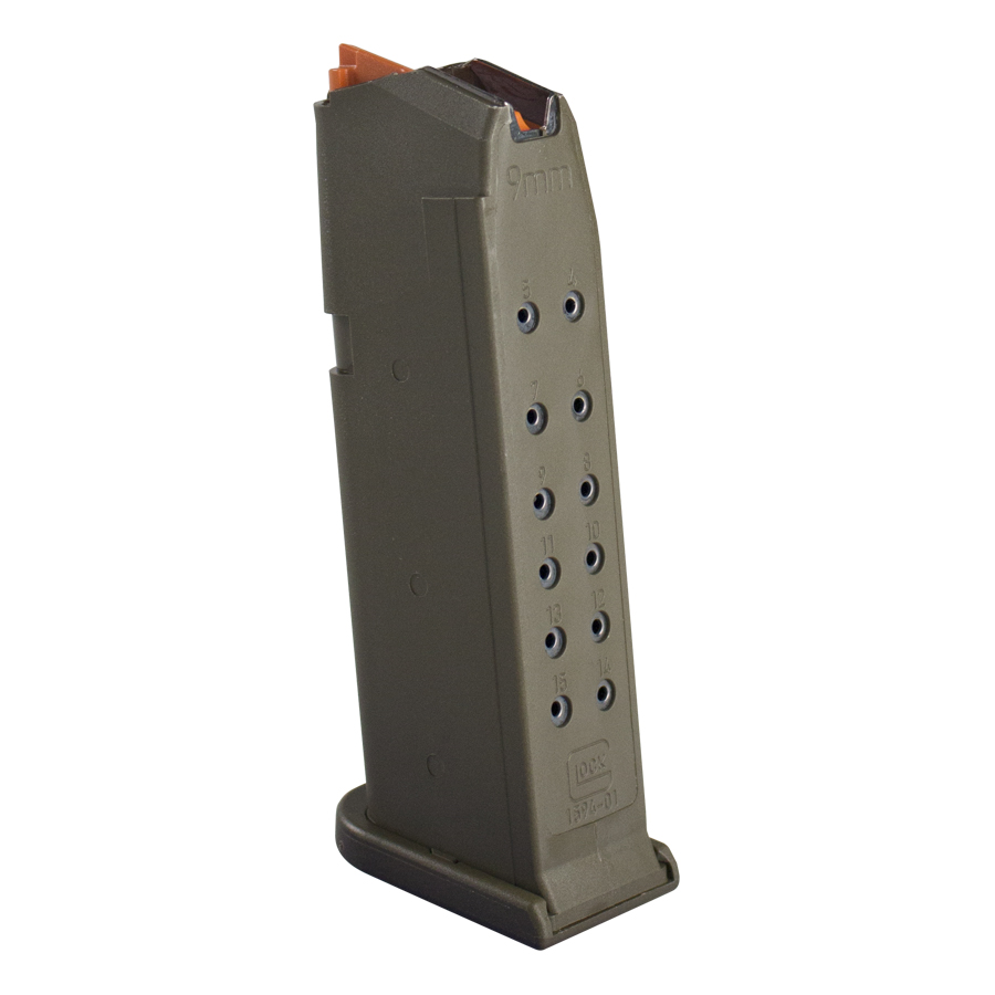 GLOCK | G19 Gen 5 Magazine | 9mm | Olive Drab Green