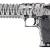 Magnum Research | Desert Eagle | 50 AE | Stainless w/White Tiger Stripe