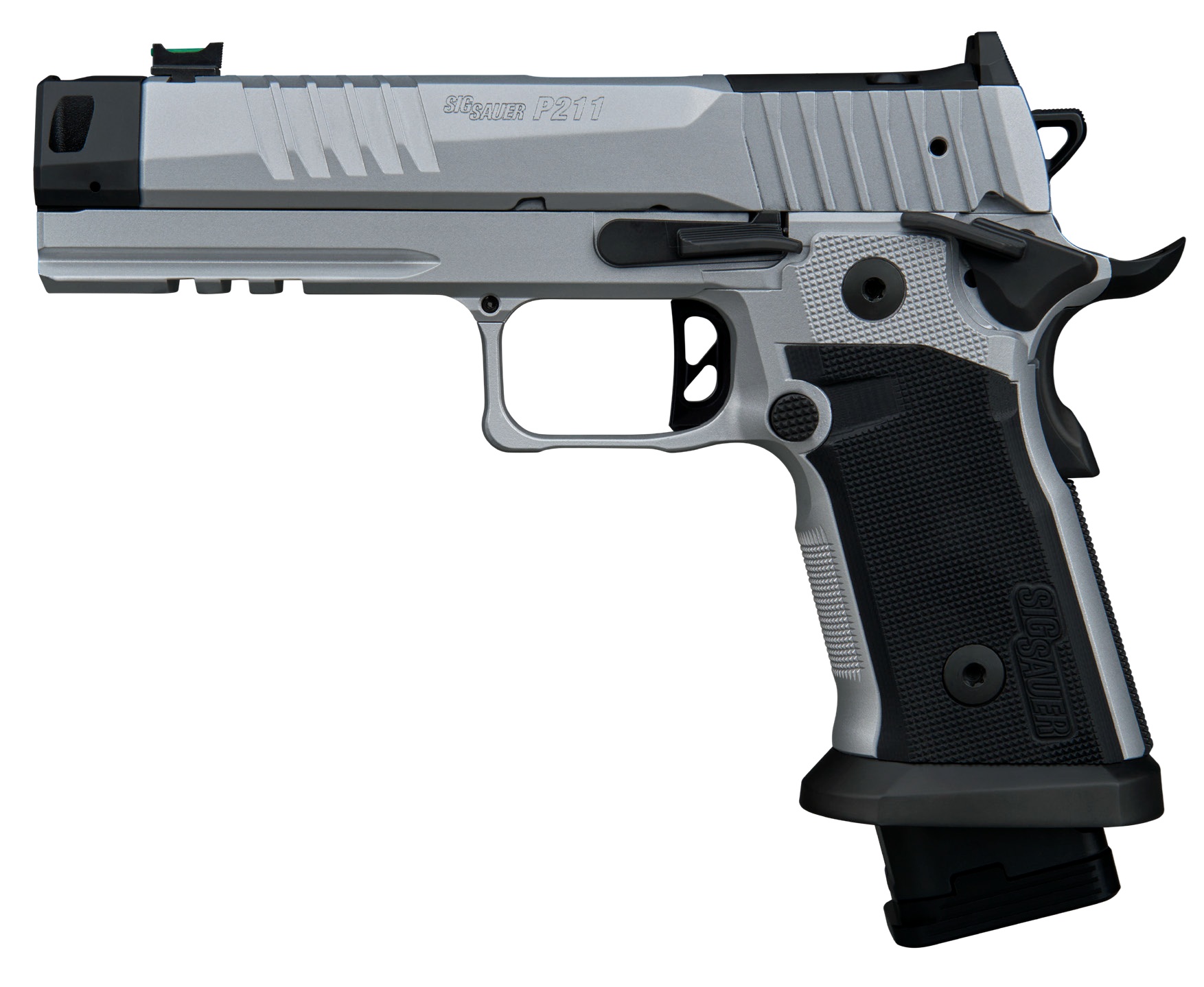 SIG SAUER | P211 Quicksilver | 9mm | Silver Cerakote
