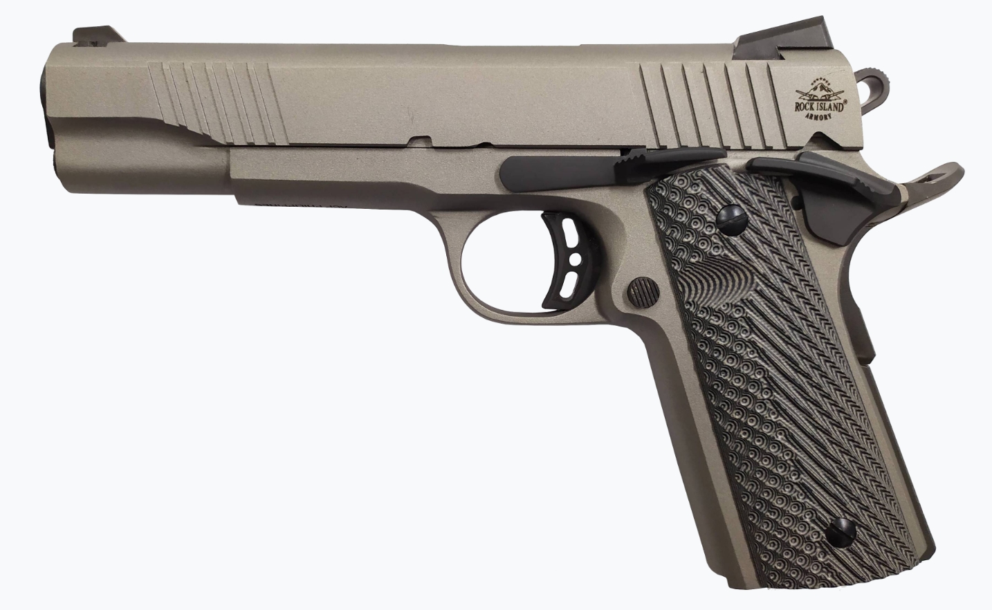 Rock Island Armory | M1911-A1 Rock Standard FS | 45 ACP | Gun Metal Gray Cerakote
