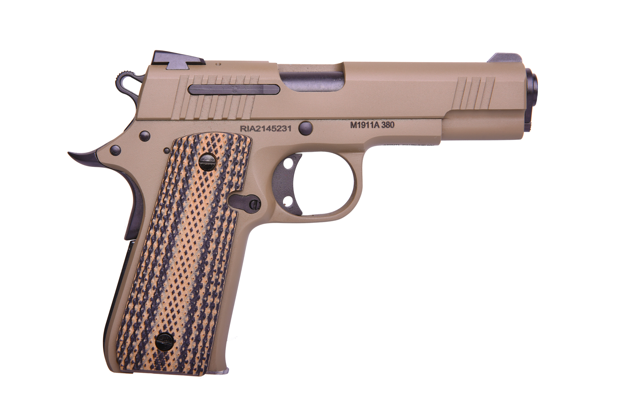 Rock Island Armory | RIA 380 | 380 ACP | Flat Dark Earth Cerakote