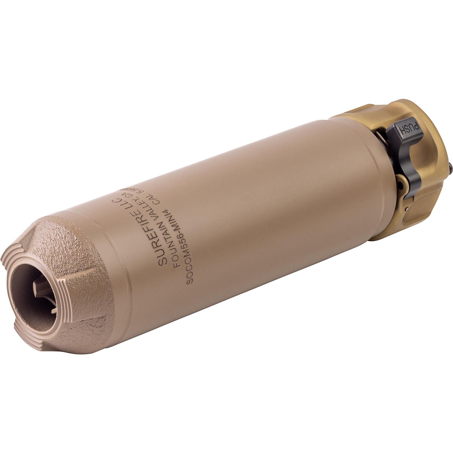 SureFire | SOCOM556-MINI Gen 4 | 223 Rem | 5.56 NATO | Ionbond, Cerakote Dark Earth