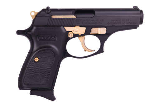 Bersa | Thunder 380 Matte/Gold | 380 ACP | Matte Black