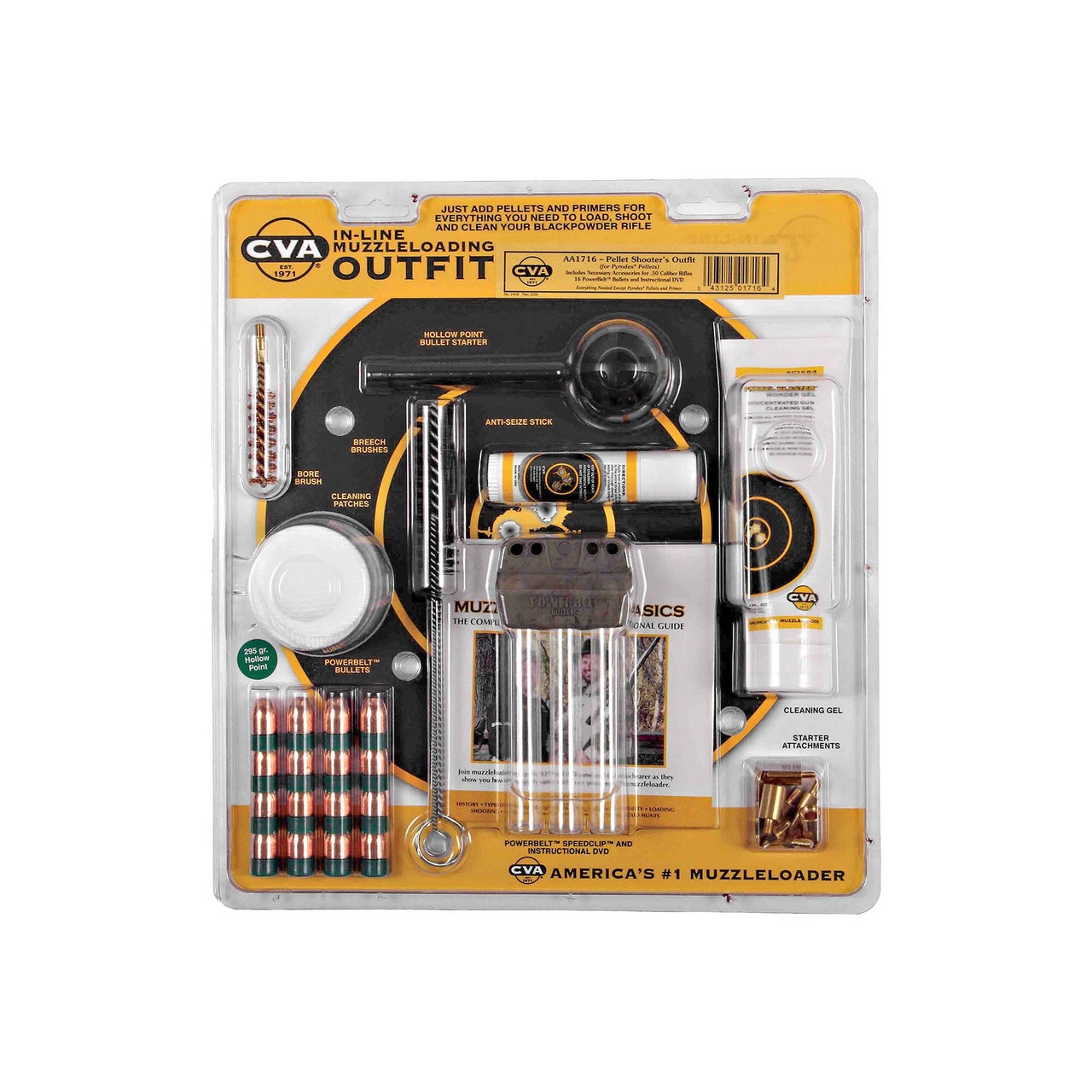 CVA | Pellet Shooter Accessory Kit | Black