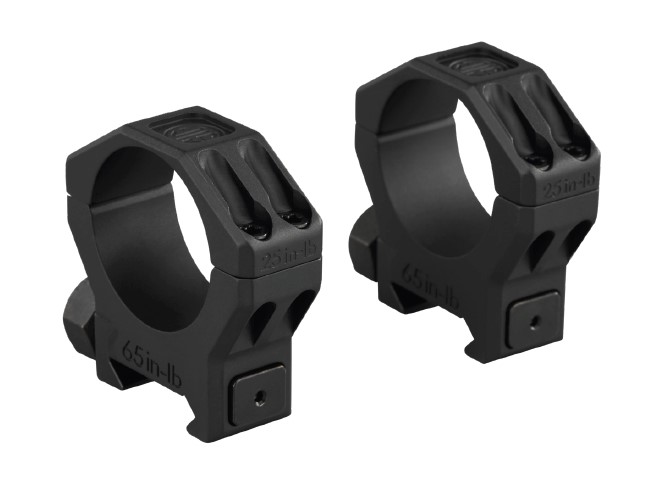 SIG SAUER | Alpha6 Scope Ring Set | Matte Black