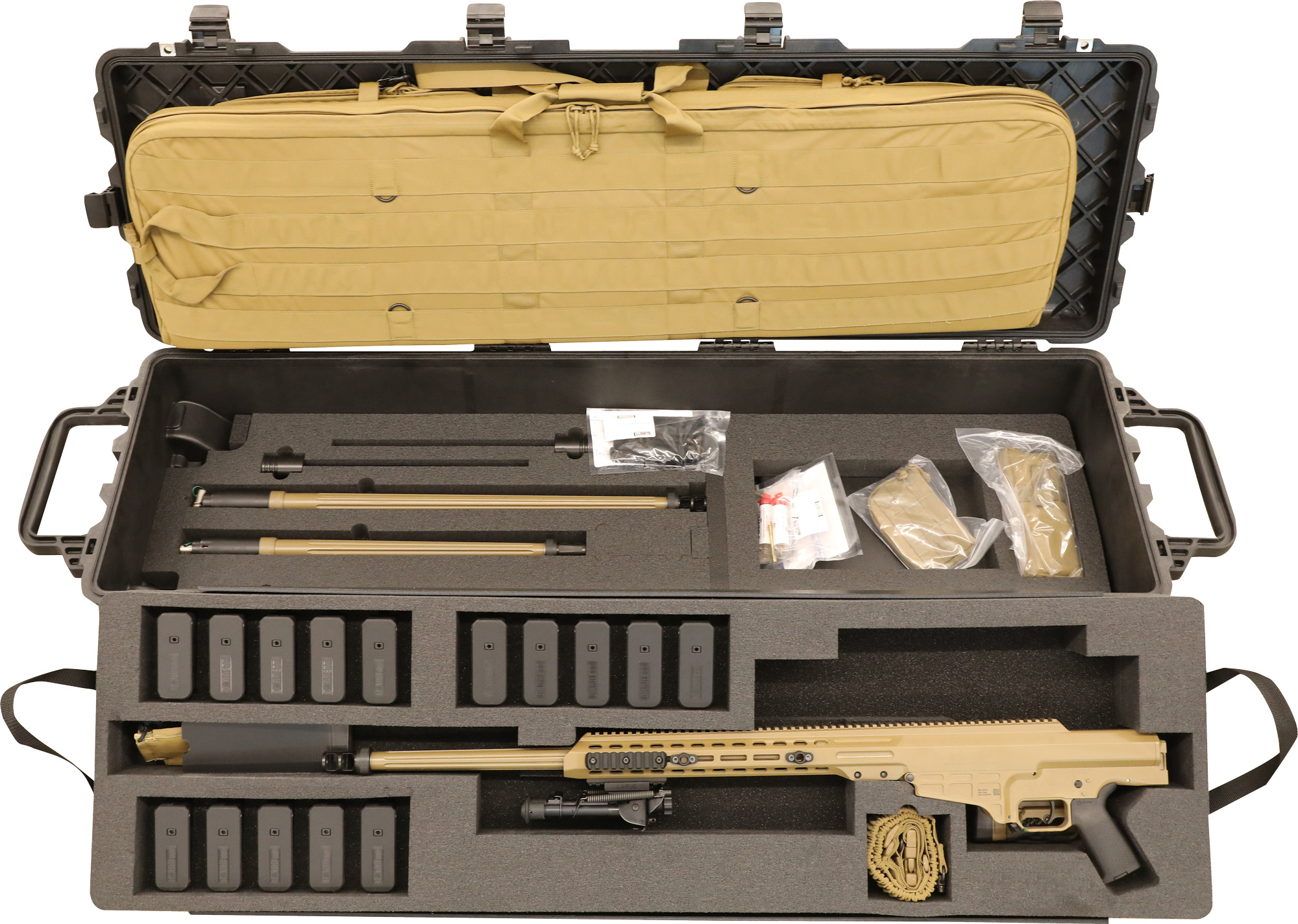 Barrett Firearms | MK22 Advanced Sniper System | 300 Norma Magnum | Coyote Brown Cerakote