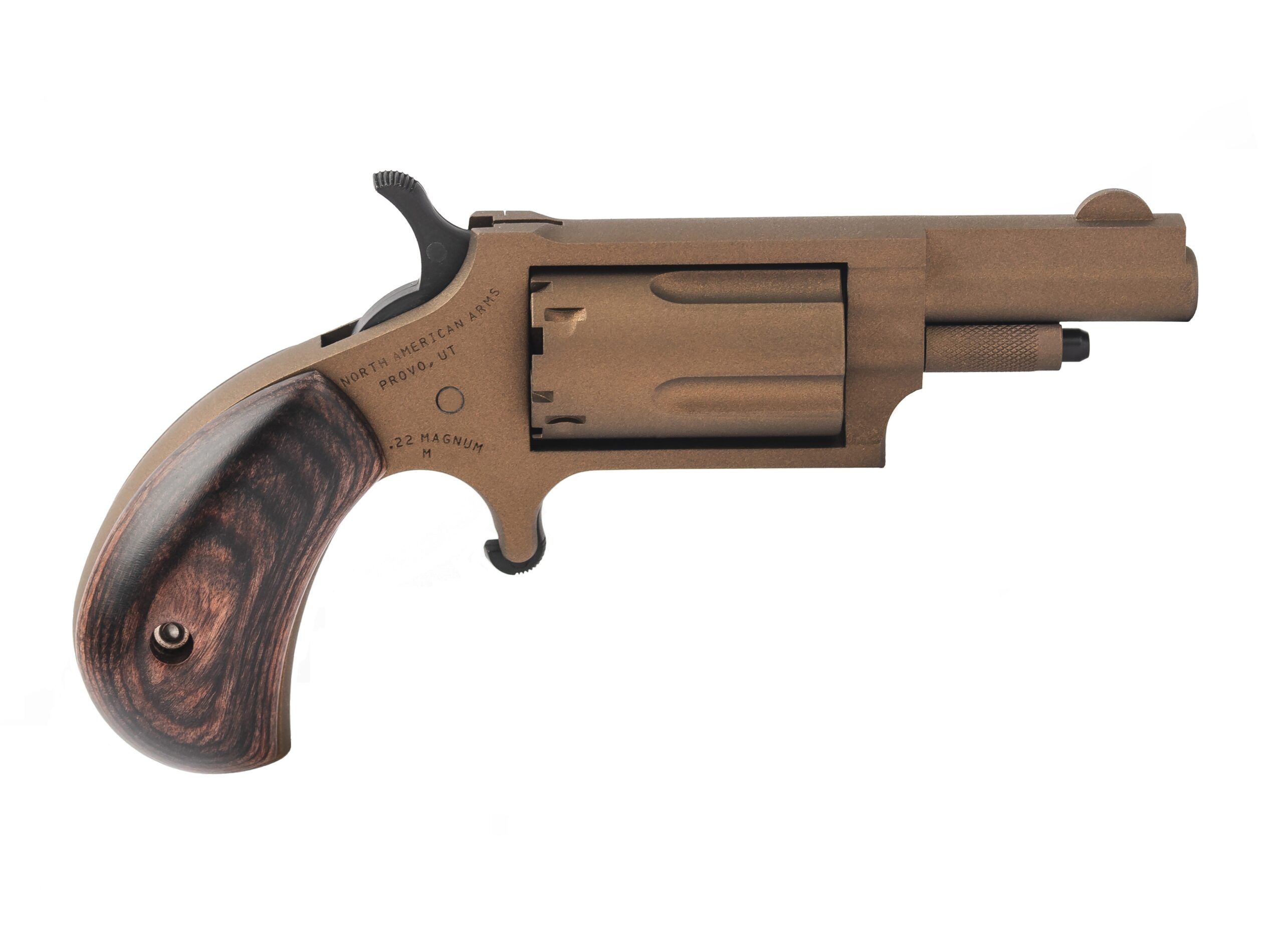 North American Arms | Mini-Revolver | 22 Magnum | Burnt Bronze Cerakote